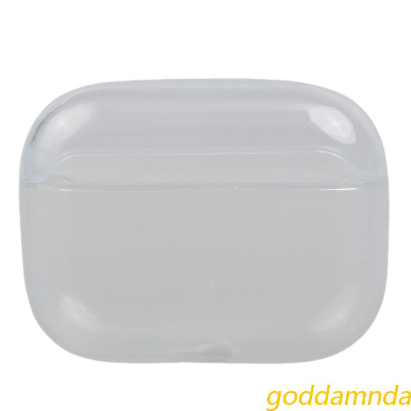 Vỏ Bảo Vệ Hộp Sạc Tai Nghe AirPods-Pro 2 2nd Bằng TPU Mềm Trong Suốt Kèm Dây Đeo Tiện Dụng