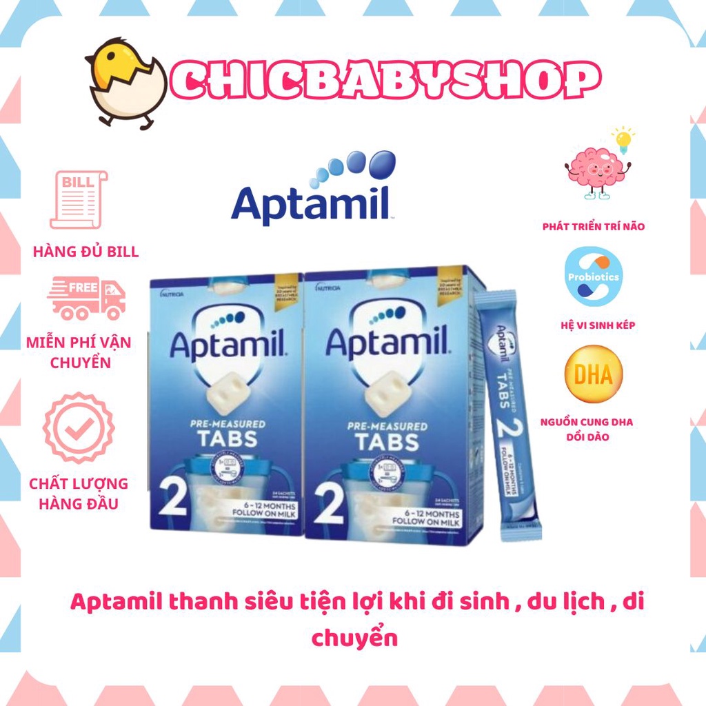 Sữa Aptamil Anh Dạng Thanh Số 2 Date 2024
