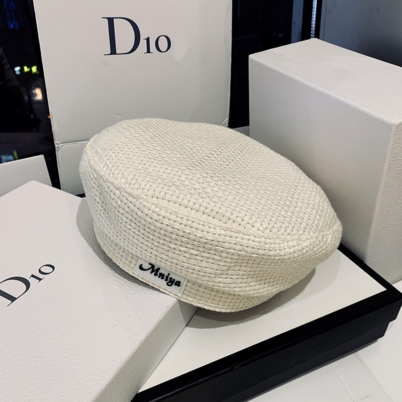 Mũ beret phối màu sắc thời trang dành cho nữ