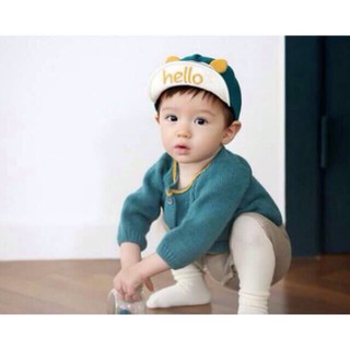 Mũ lưỡi trai hello (xin chào bé) bé trai- bé gái