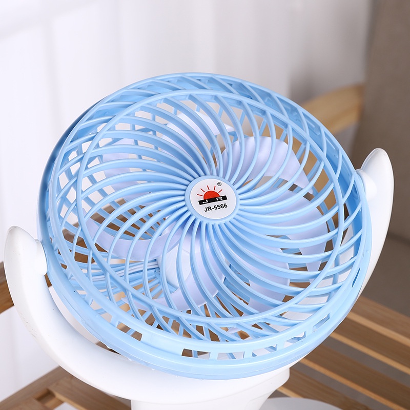 QUẠT ĐỂ BÀN SẠC TÍCH ĐIỆN MINI – SIÊU MÁT– JR-5566