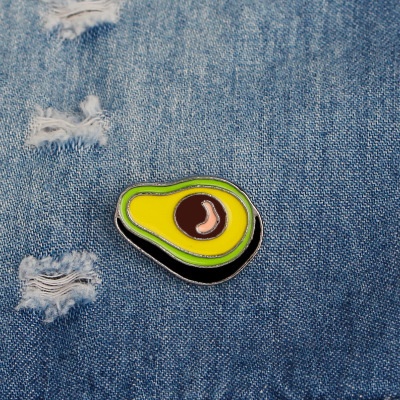 Ghim Cài Áo Hình Quả Bơ / Dứa Tráng Men Thời Trang Cho Nữ