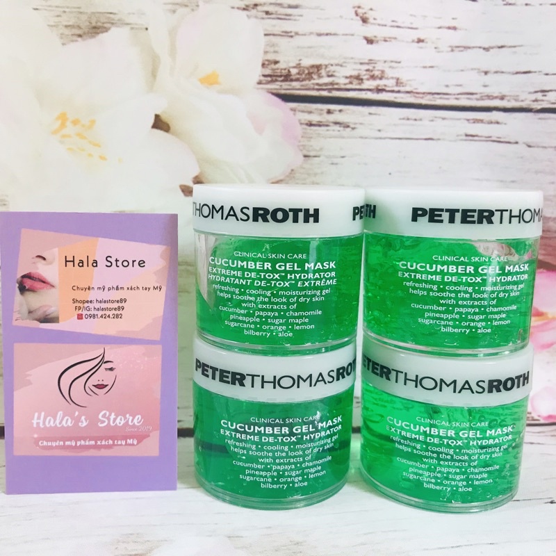 Peter Thomas Roth ✨ Mặt nạ dưa leo dưỡng ẩm, dịu da Cucumber Gel Mask