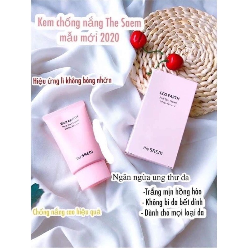 Kem chống nắng The SEAM Eco Earth SP50+ PA+++