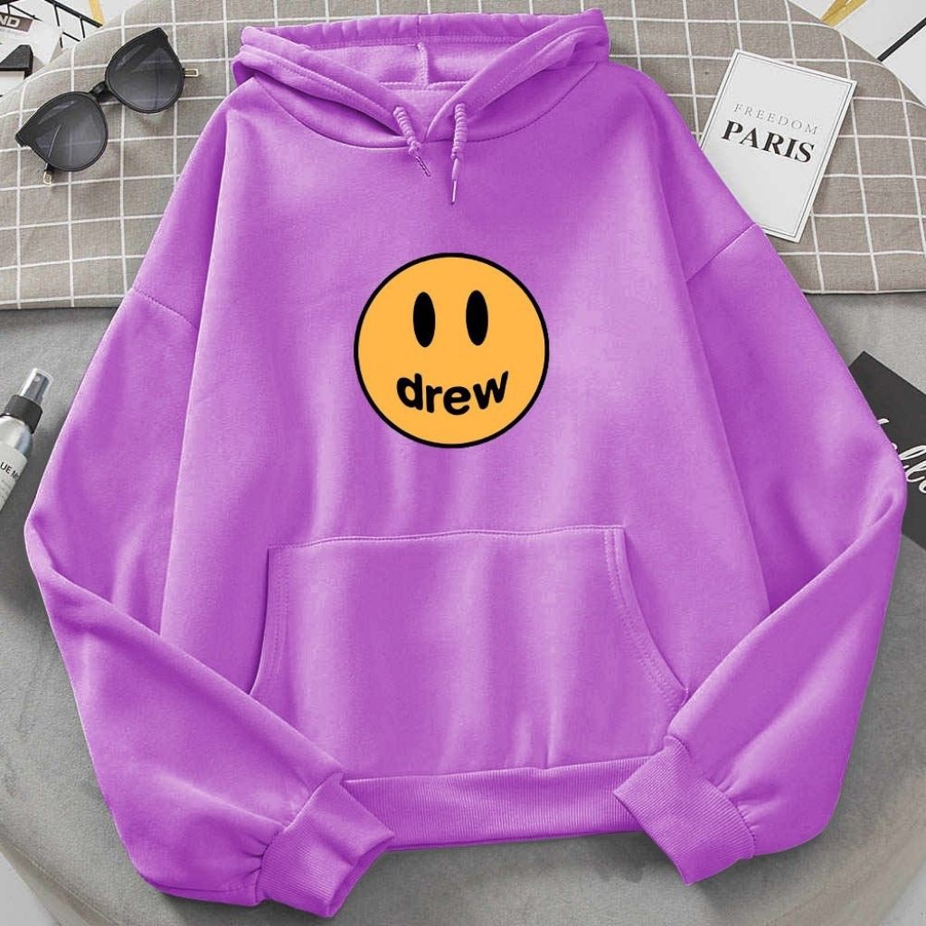 [ HÓT CỰC HÓT ] ÁO KHOÁC HOODIE NỈ UNISEX IN ICON MẶT CƯỜI DREW ÁO KHOÁC NỈ CHẤT VẢI ÁO CỰC DÀY,GIỮ ẤM CỰC TỐT | WebRaoVat - webraovat.net.vn