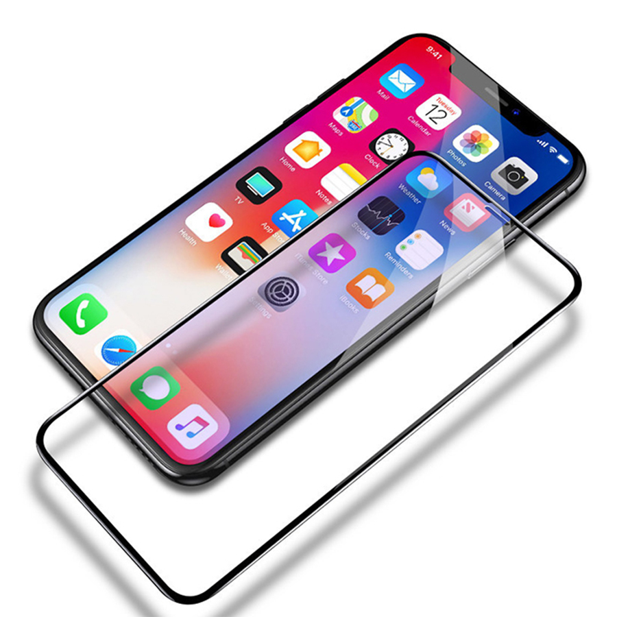 Kính cường lực Full màn 21D cho Iphone 13 12 11 Pro Max Xs Xr 6 6s 7 8 Plus 12 Mini