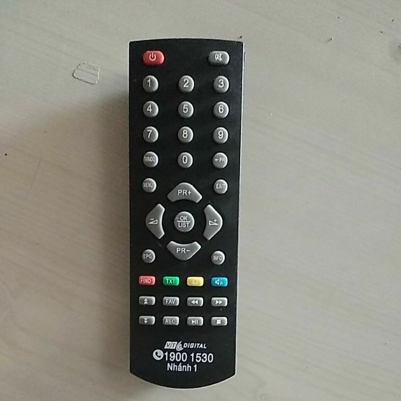 Điều Khiển 19001530 . Đầu Kts Vtc 201, Vệ Tinh V2 Sử Dụng Được.