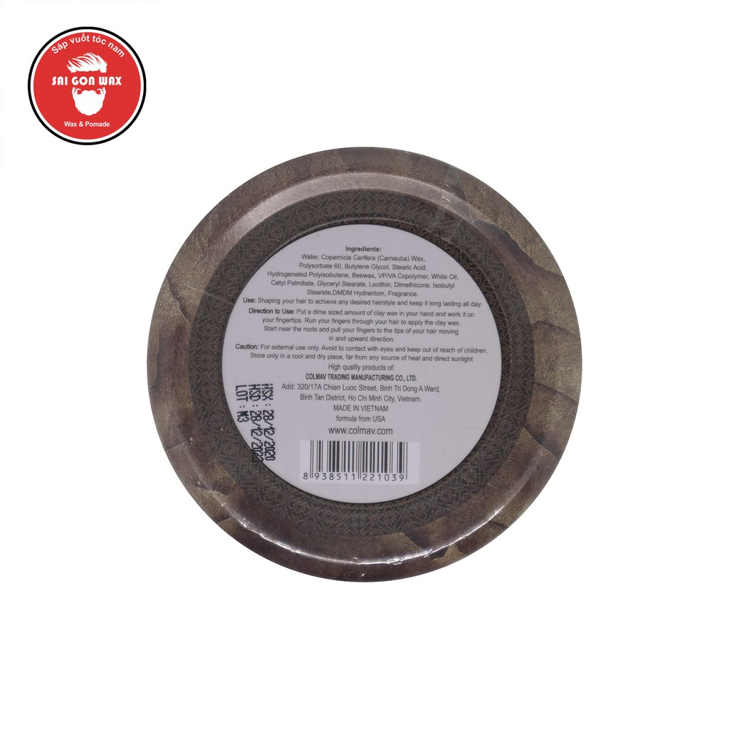 Sáp vuốt tóc Colmav Kingdom Clay