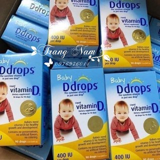 Thuốc nhỏ Baby Ddrop Vitamin D3 - 90 giọt
