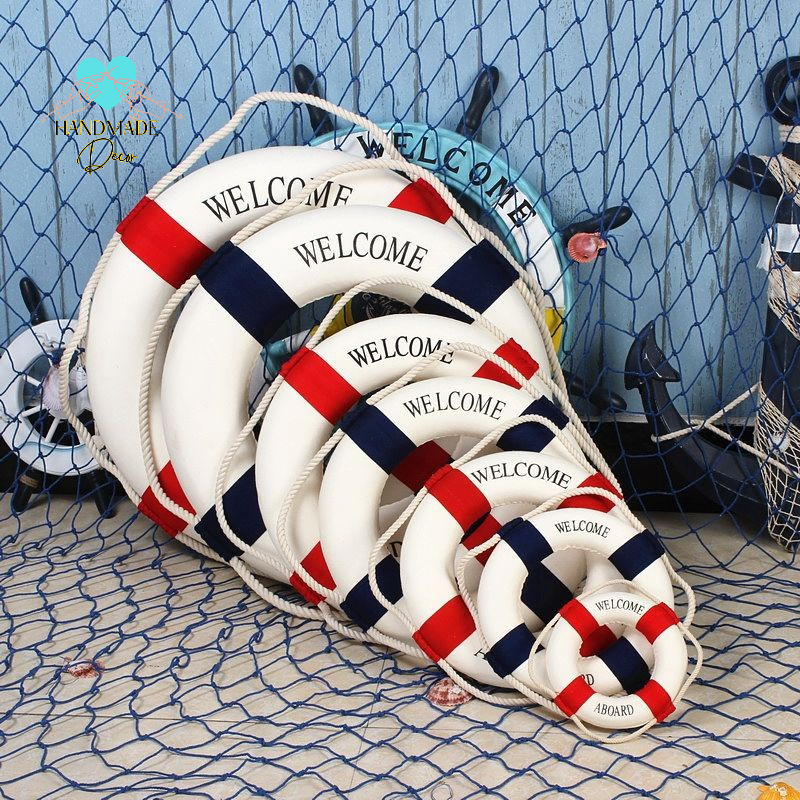 Phao mini đường kính 25cm, 35 cm trang trí không gian phong cách biển, homestay vùng biển,decor phụ kiện chụp ảnh