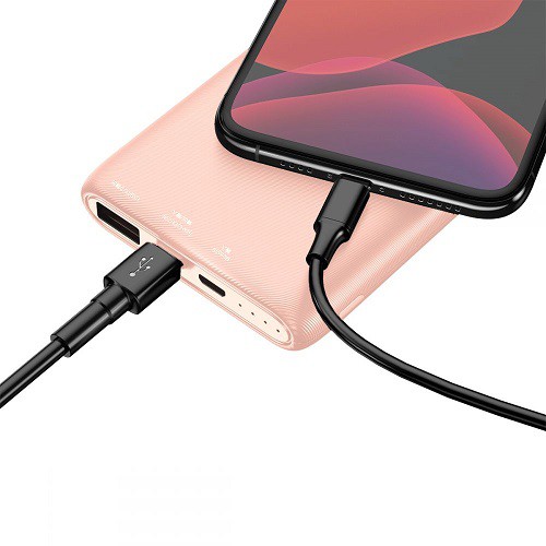 Pin dự phòng siêu nhanh Baseus Bipow 10000mAh 18W PD+QC được trang bị 3 cổng USB out, Type-C in/out, Micro in tiện lợi