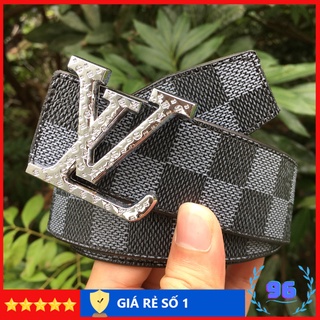Thắt lưng nam LV, dây lưng nam LV cao cấp, mặt kim loại nguyên khối trẻ trung lịch lãm TLLV001S