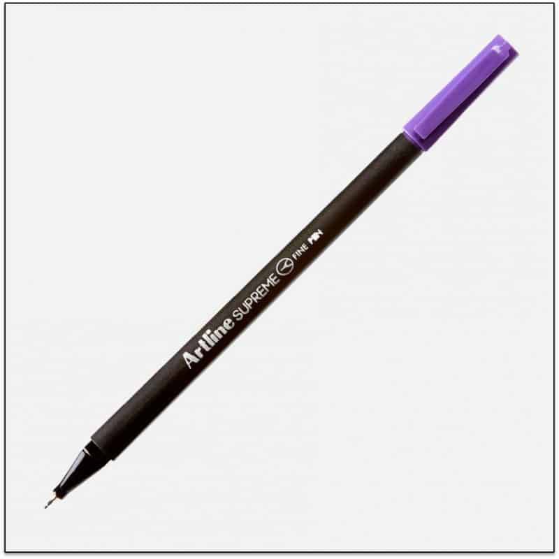 Bút kim màu Artline Supreme EPFS-200 - 0.4mm - Màu tím (Purple)