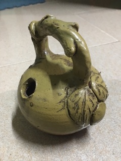 Bình đựng vôi-sản phẩm gốm phù lãng