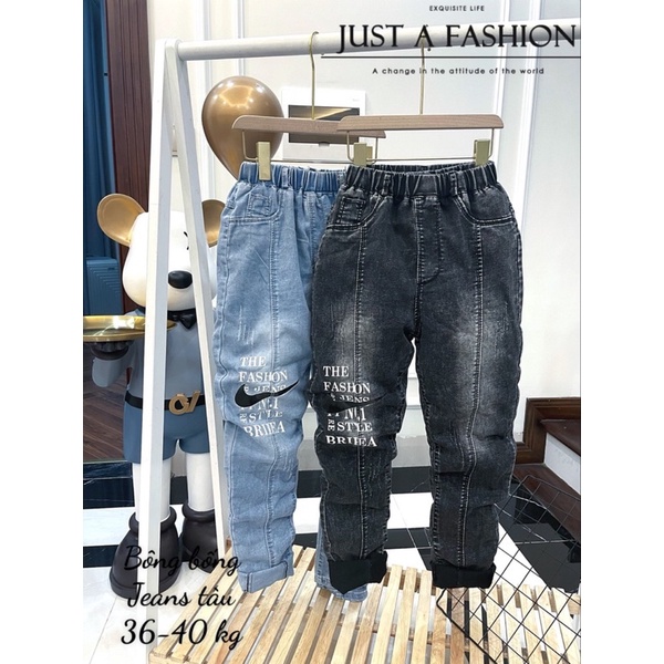 (20-33kg) quần jean ,bò dài cho bé trai vải qc đẹp mềm