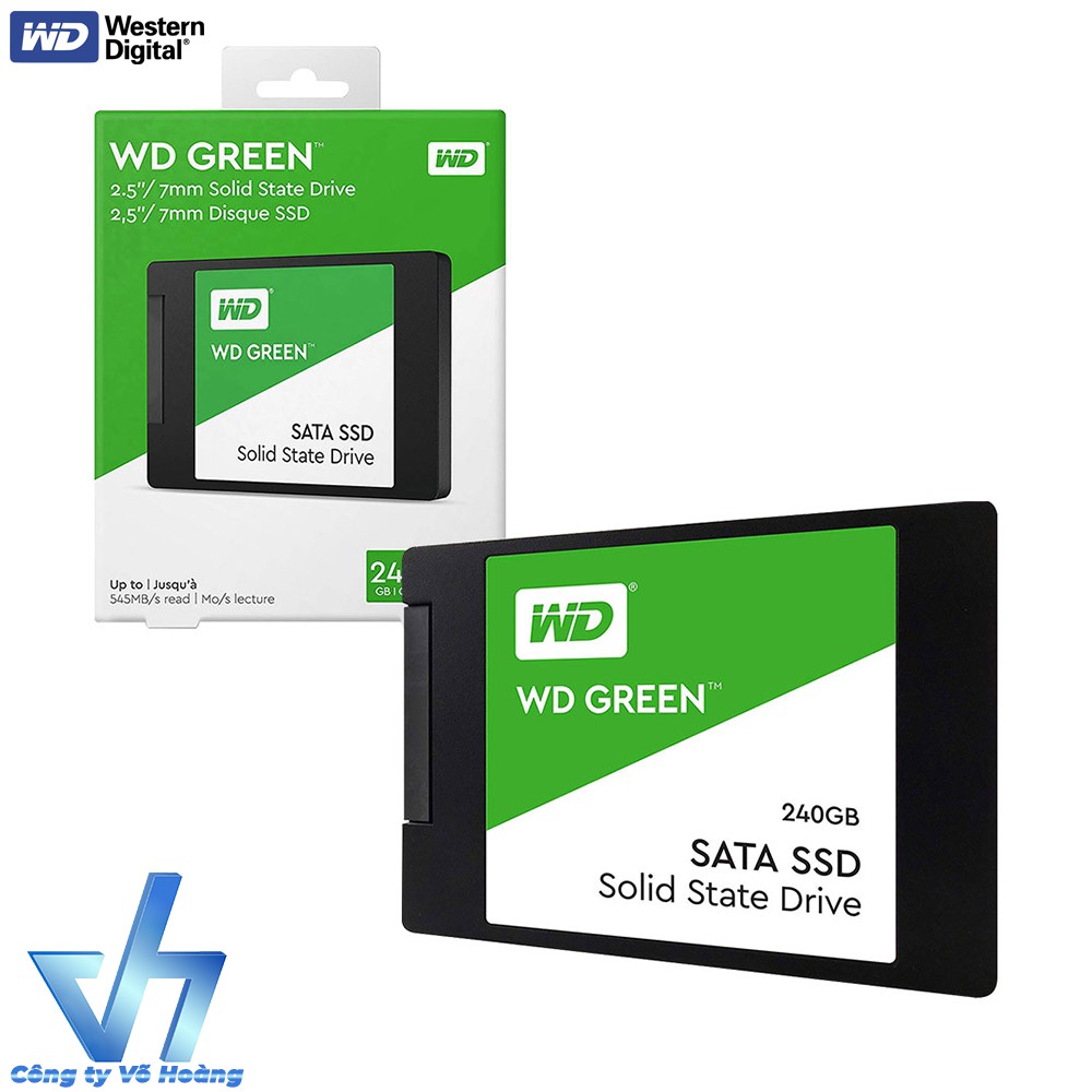 SSD 240GB WD Green - Ổ cứng thể rắn chính hãng, tốc độ cao, bảo hành 3 năm | WebRaoVat - webraovat.net.vn