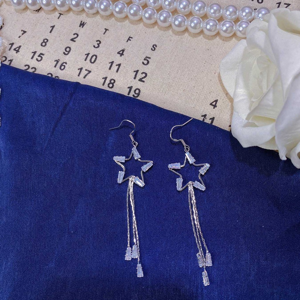 BÔNG TAI NỮ ĐÍNH ĐÁ PHA LÊ SANG TRỌNG HÌNH GIỌT NƯỚC , TIM , NGÔI SAO , TRÒN , TỨ GIÁC , TAM GIÁC 1345