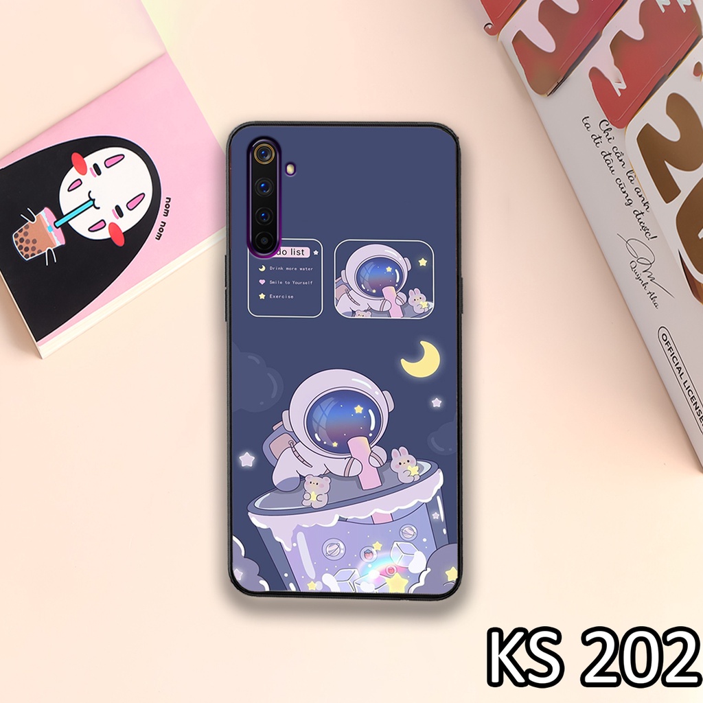 [HOT] Ốp lưng Realme 5/Realme 5i/Realme 5 Pro/Realme 6/Realme 6 Pro in hình Phi hành gia siêu dễ thương