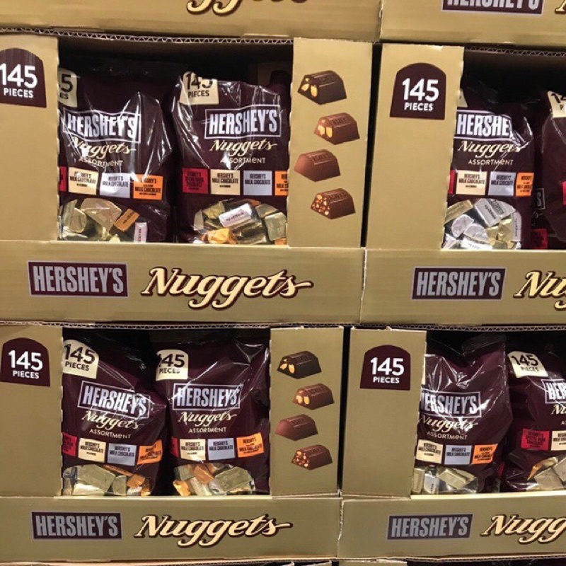 [HSD 08/2022] CHOCOLATE HERSHEY NUGGETS ASSORTMENT 145 Viên 1.47kg