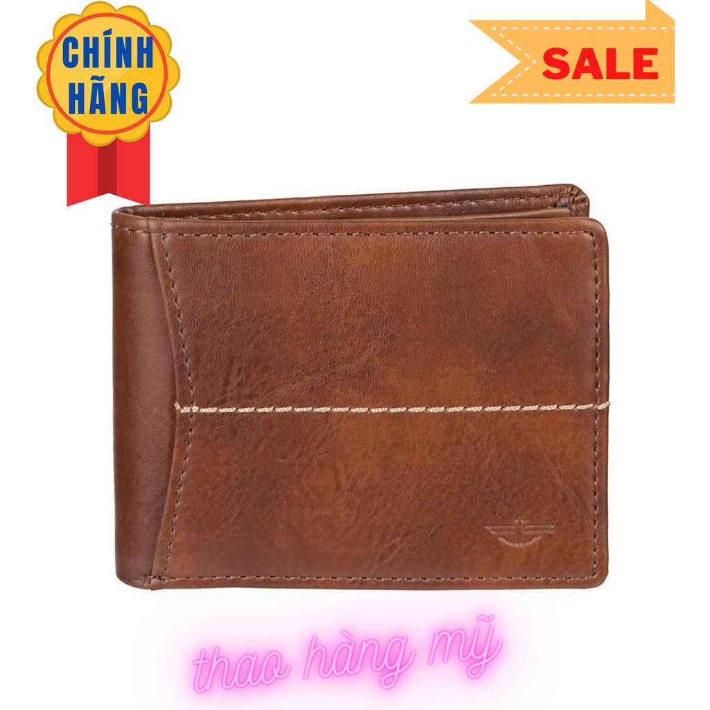 Ví Nam da thật hàng xách tay Mỹ chính hãng thương hiệu Dockers Men's Extra Capacity Slimfold Wallet