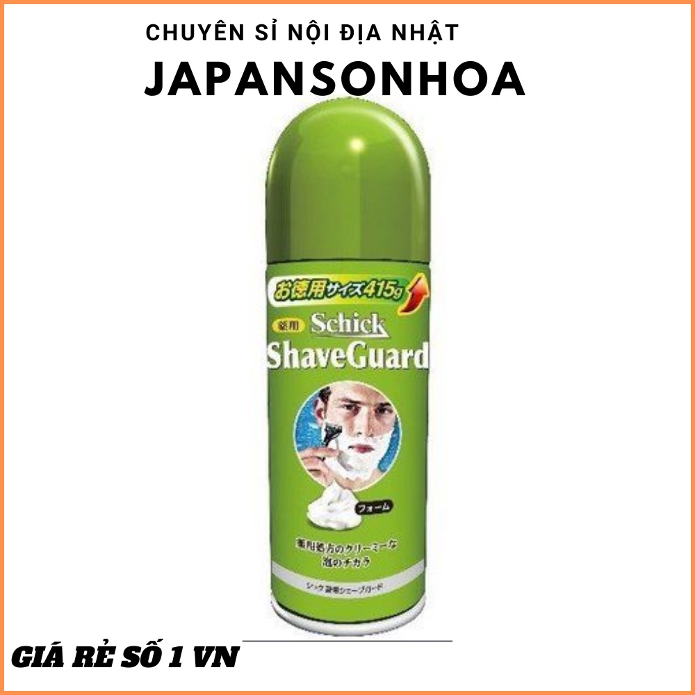 Xịt cạo râu tạo bọt Schick 415gCHÍNH HÃNG Sản phẩm dùng được cho dao cạo bằng máy hay bằng lưỡi