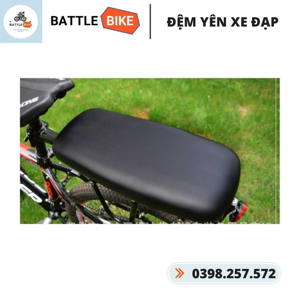 ĐỆM LÓT GÁC BAGA XE ĐẠP CÓ CHỐT BẤM