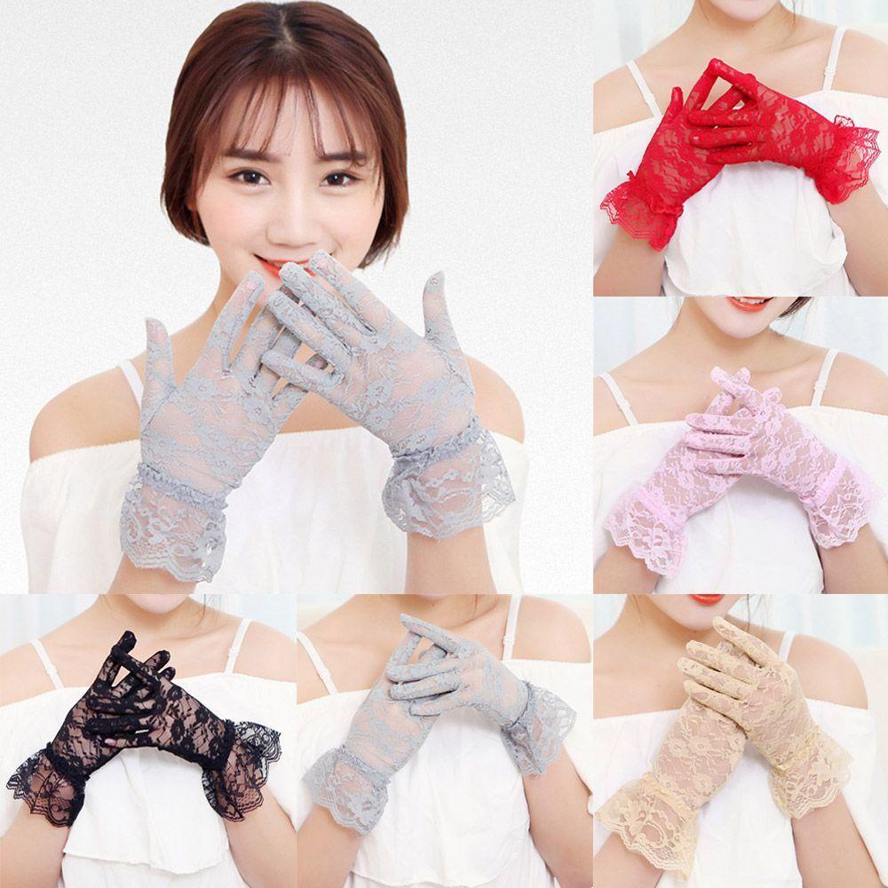 WONDER Găng Tay Ren Chống Nắng, Chống Tia UV