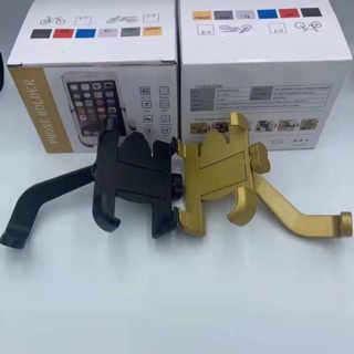Giá Đỡ - Kẹp Điện Thoại Gắn Xe Máy C2 Chống Rung, Chống Cướp Cực Chắc Chắn, gắn chân gương, kim loại
