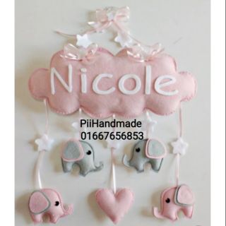 Treo nôi cho bé yêu handmade vải nỉ 002 - khung treo nôi - đồ treo nôi