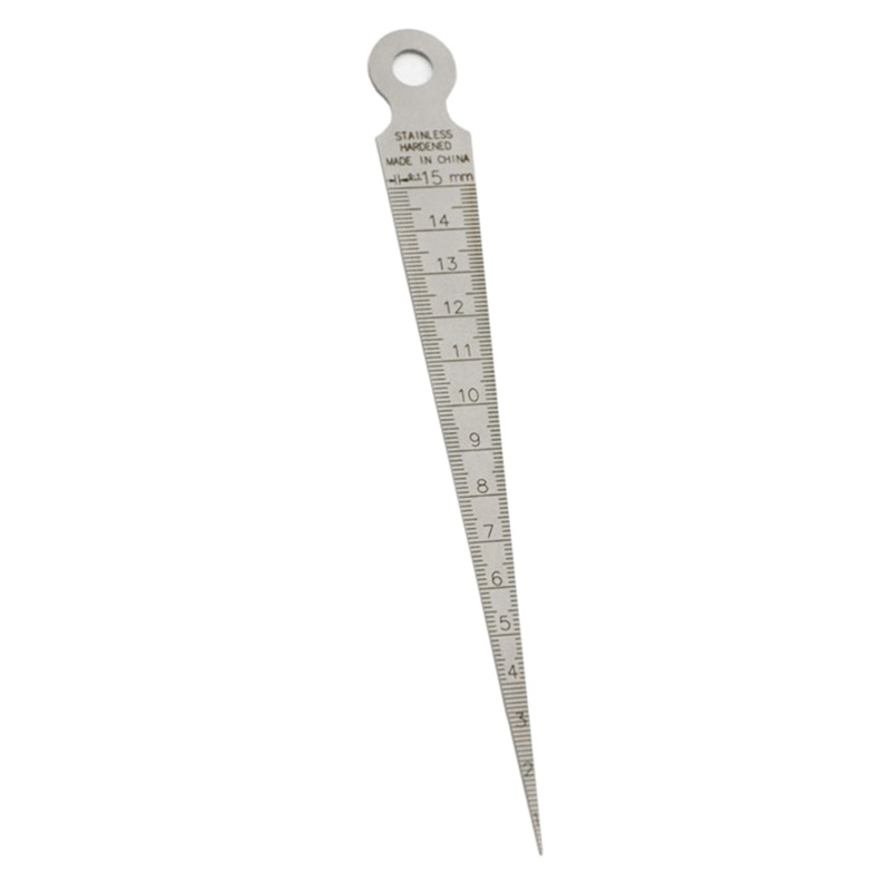 Thước Đo Lỗ Tròn Bằng Thép Không Gỉ 0-15mm