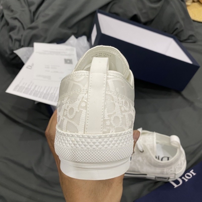 GIÀY DIO B23 SNEAKER LOW ALL WHITE LAI AU
