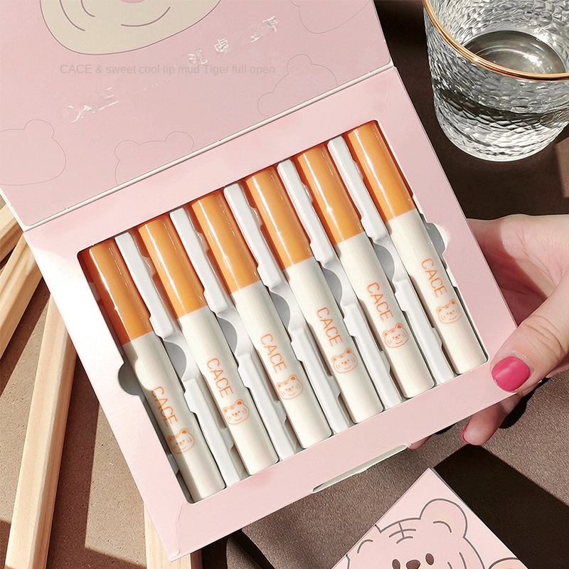 Set 6 Son Kem Lì Lâu Trôi Trang Điểm Gợi Cảm Cho Nữ