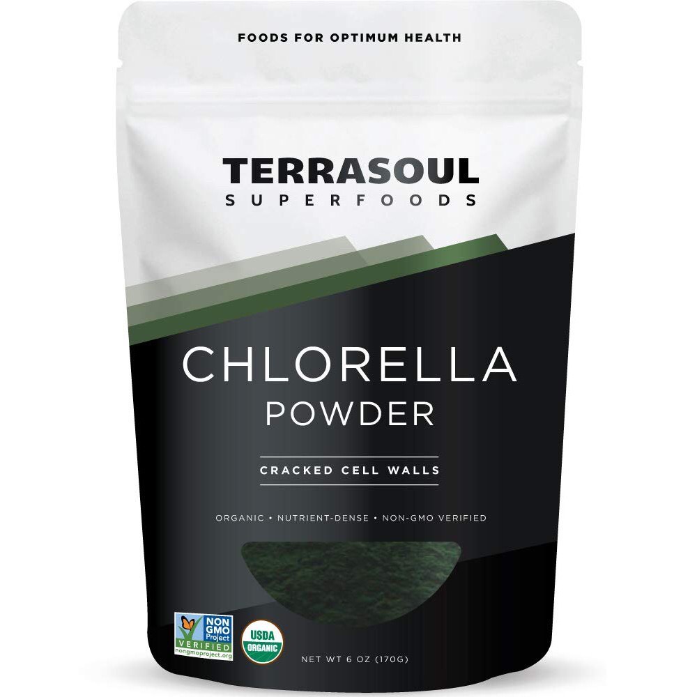 Bột tảo lục Chlorella hữu cơ (Terrasoul Superfoods Organic Chlorella Powder) - 170gr