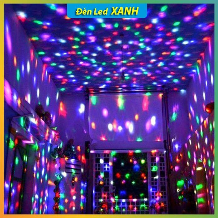 Đèn Led 7 màu trang trí sân khấu, phòng hát, phòng bay... Gắn Cảm Biến thông minh tự động nháy theo nhạc không Cần khiển