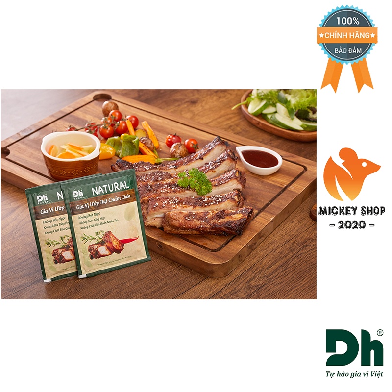[ THƯỢNG HẠNG ] COMBO 5 GÓI GIA VỊ NẤU VÀ ƯỚP NATURAL - DH-FOODS CÁC LOẠI