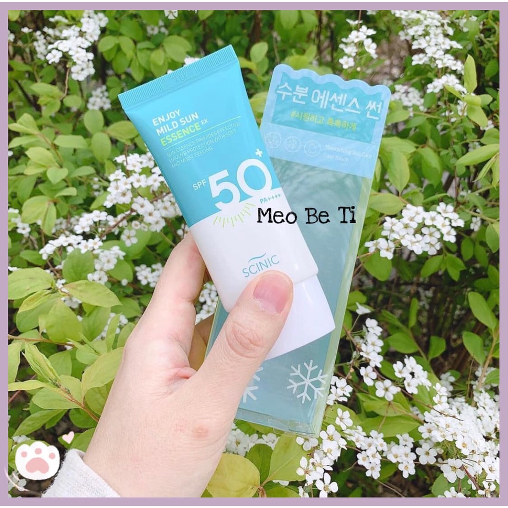 Kem chống nắng dịu nhẹ cấp ẩm Scinic Enjoy Super Mild Sun Essence