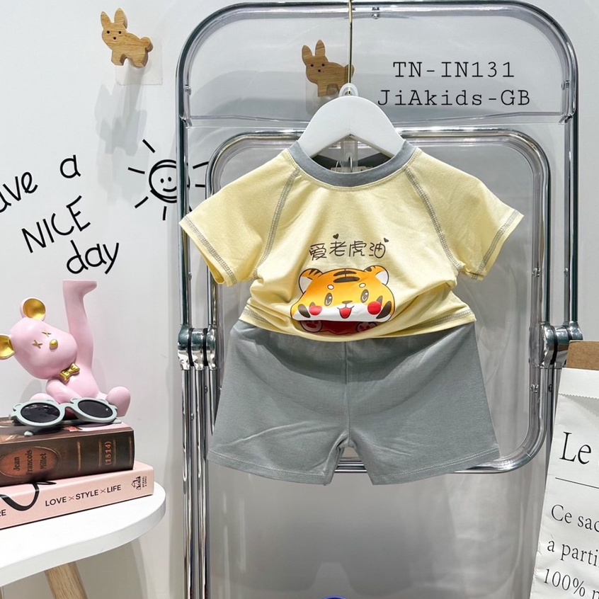 [Trẻ em 0-7 tuổi] Bộ cộc tay Minky Mom Vải Thun Lạnh Thiết Kế Raglan Cho Bé Trai, Bé Gái Từ 8-27 Kg- TN-IN131