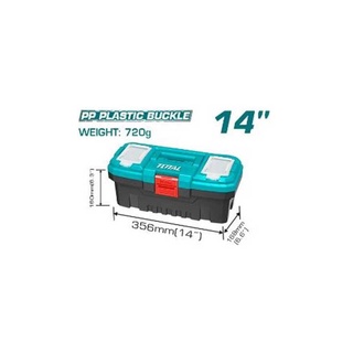 14" thùng đựng đồ nghề khóa nhựa total tpbx0141