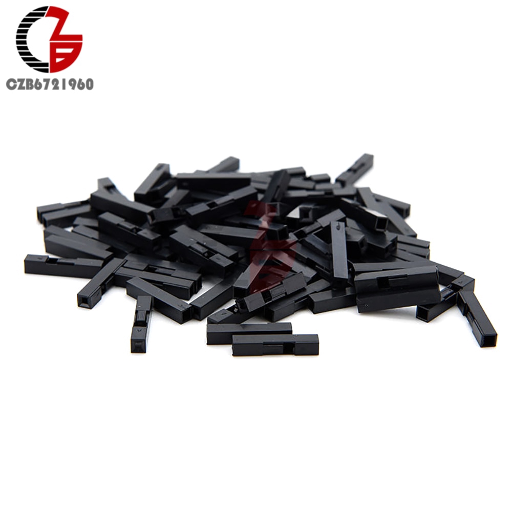 100Pcs 2.54mm 1P Pitch Dupont Jumper Wire Cable Housing Female Pin Connector | WebRaoVat - webraovat.net.vn