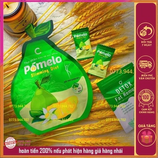 Kẹo bưởi pomelo tặng kèm detox, gói 10 viên giảm cân slimming diet
