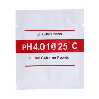 4 Pcs PH Buffer Solution Powder PH For Test Meter Measure Calibration 4.01 6.86