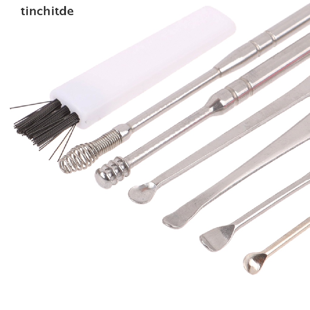 Bộ 7 Dụng Cụ Lấy Ráy Tai Bằng Thép Không Gỉ