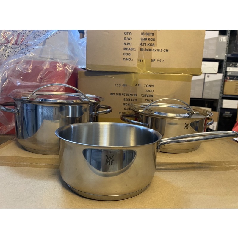 Tách set nồi Wmf gala plus nắp vung thép
