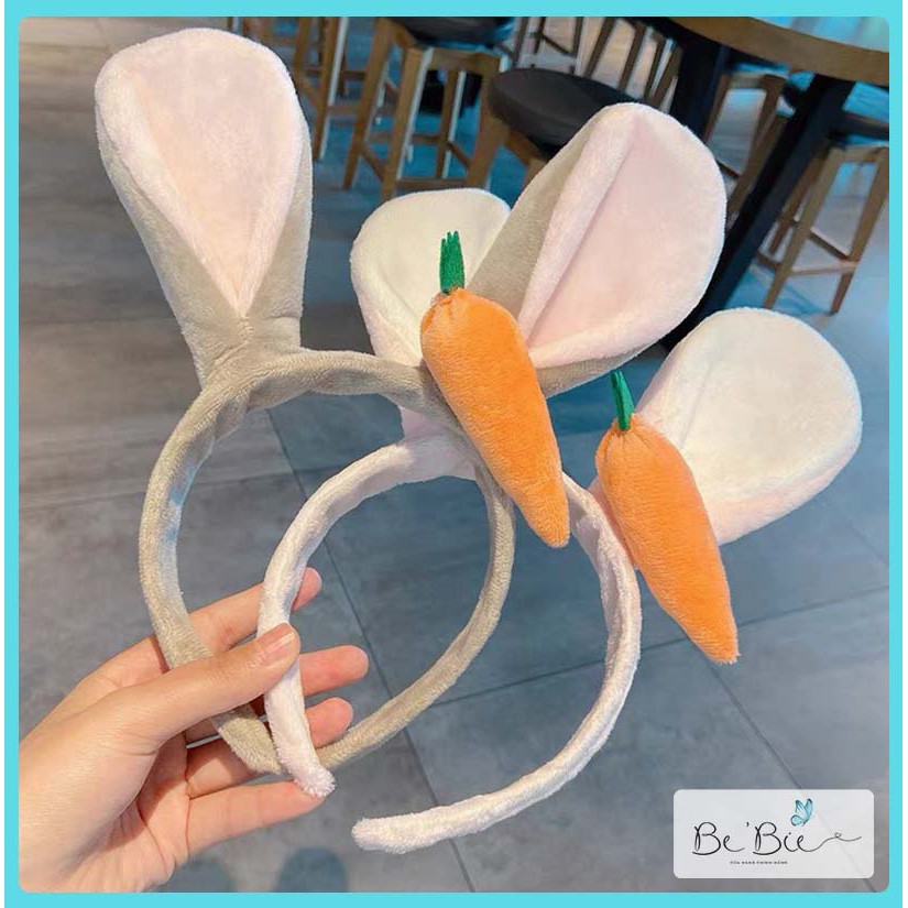 Cài tóc thỏ cà rốt bông xinh xắn BeBie - BP314