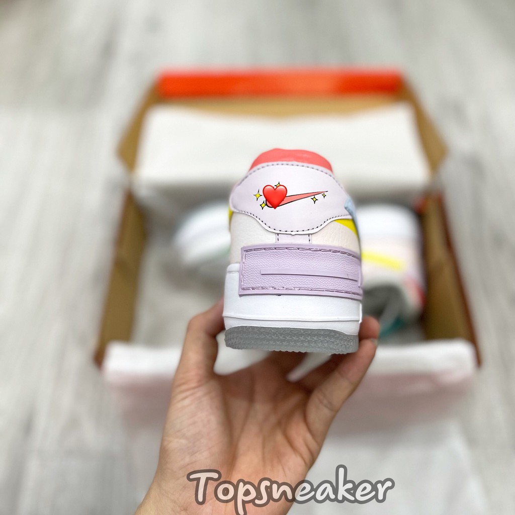 Giày Sneaker AF1 Shadow Kim Cương Full Box Freeship