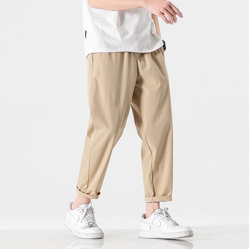 Quần Tây Âu Chinos Nam Dáng Baggy Trơn Đơn Giản 3 Màu Basic Dễ Mặc SEPTEMBERGIRL1989 JOGGER NAM 9000066C3 | BigBuy360 - bigbuy360.vn