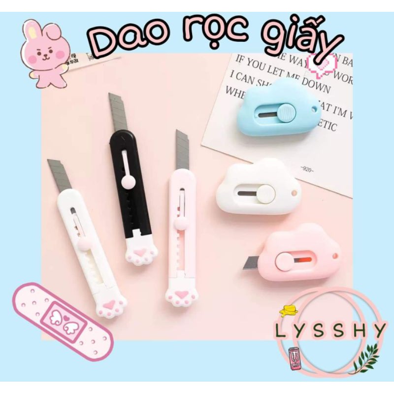 Dao rọc giấy đám mây, chân mèo