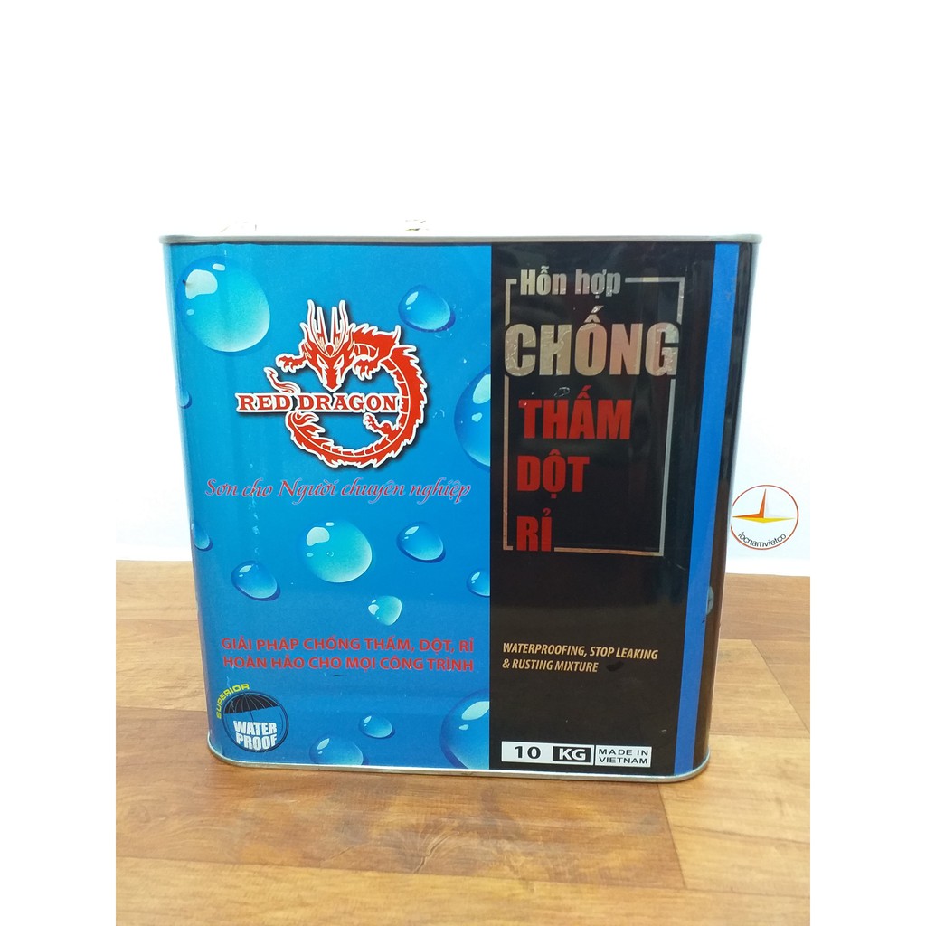 Sơn chống thấm rồng đỏ  10Kg