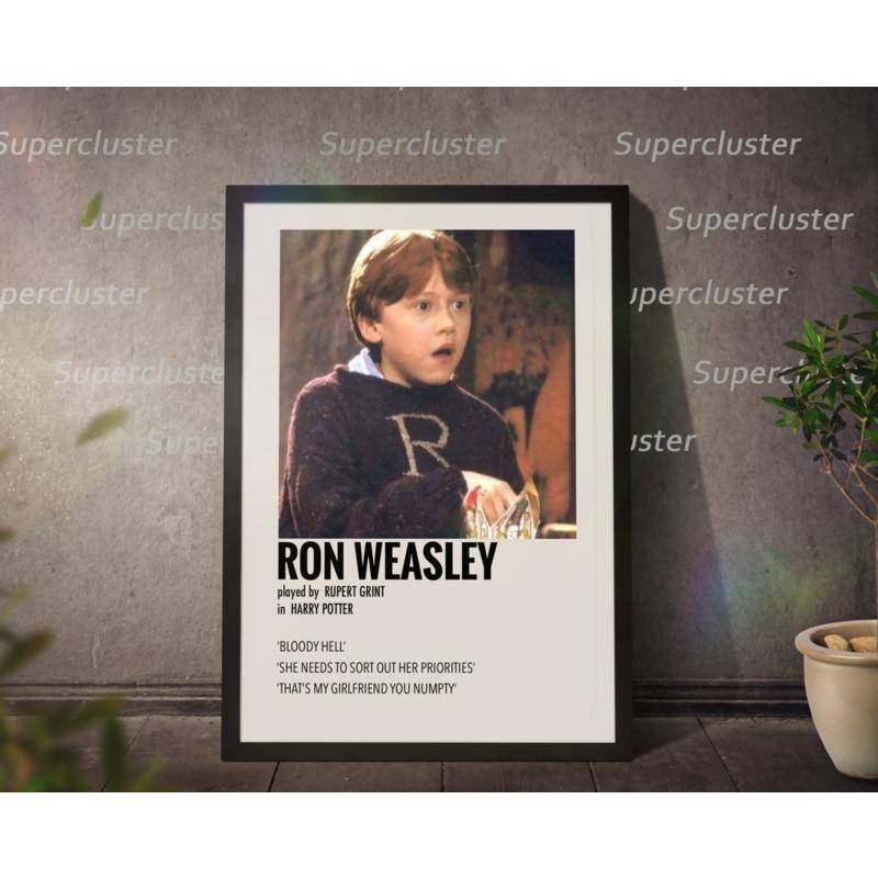 Tranh Vải Bạt Treo Tường In Hình Nhân Vật Phim Harry Potter Trang Trí Nhà Cửa