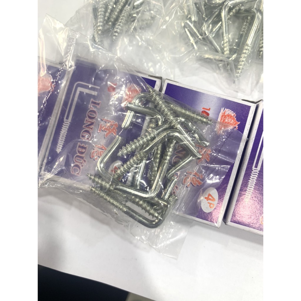 [COMBO 5 hộp] Móc Màn LONG ĐỨC 4P chất lượng cao